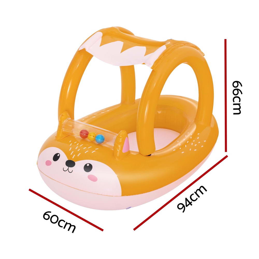 Bestway Kids Inflatable Fox Floating Seat 94cm x 66cm