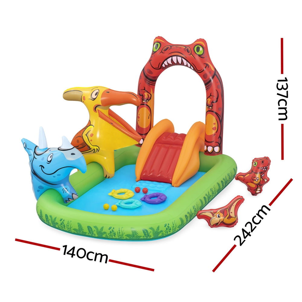 Bestway Jurassic Splash Play Center Pool with Slide