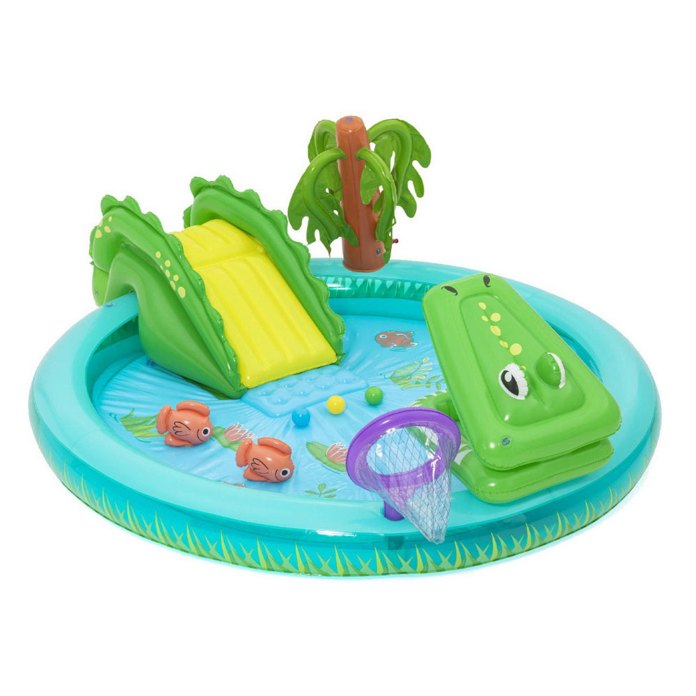 Bestway Kids Inflatable Crocodile Splash Play Pool