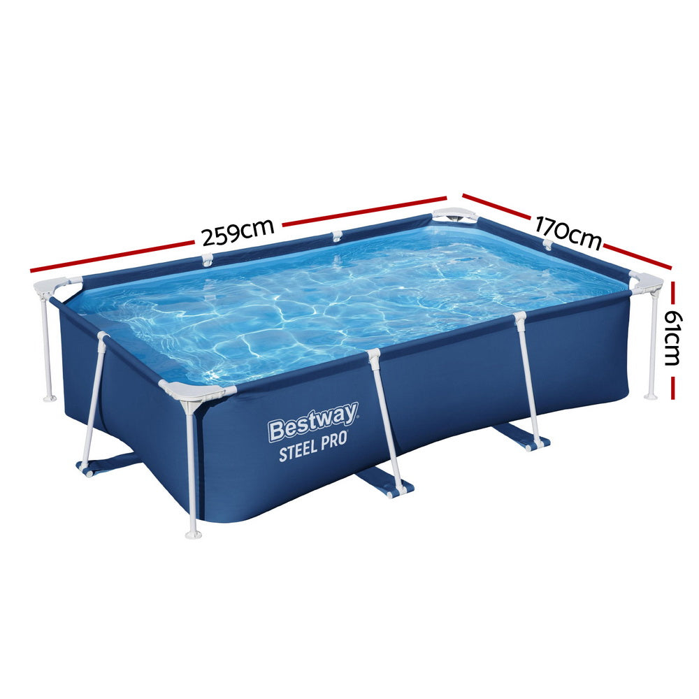 Bestway Swimming Pool 259cm x 170cm x 61cm