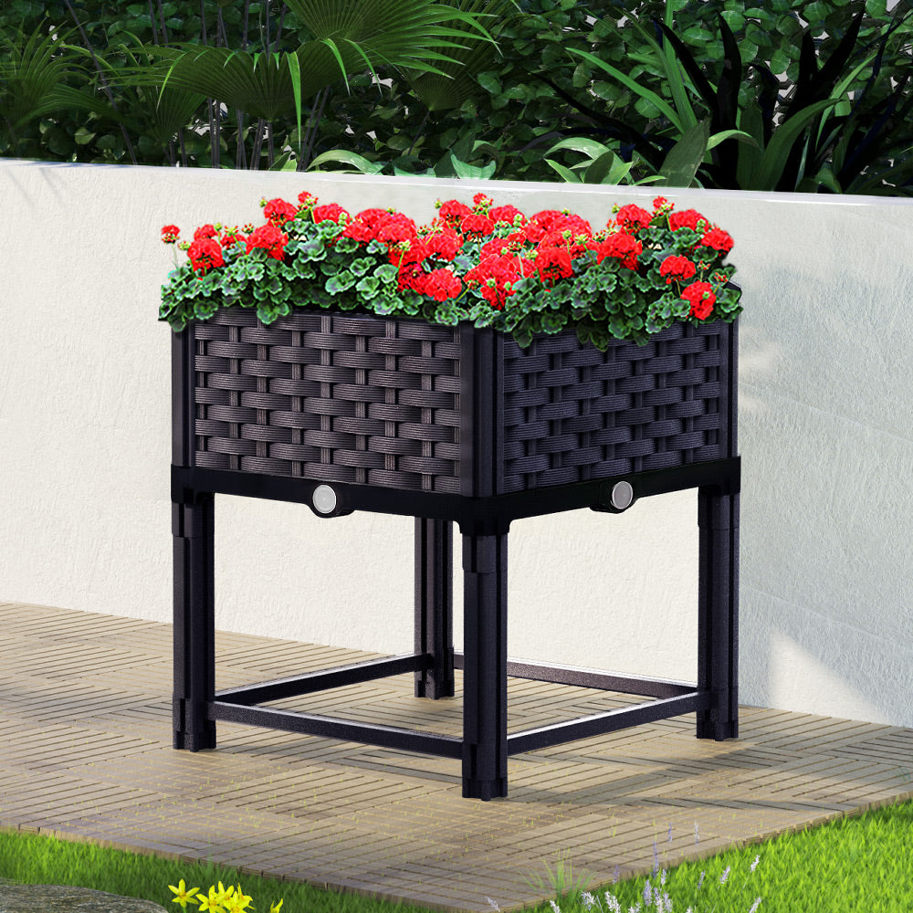 Green Fingers Raised Garden Bed 40cm x 40cm x 23cm