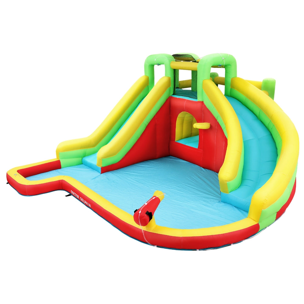 Doctor Dolphin Kids Inflatable Pool Water Slide Park