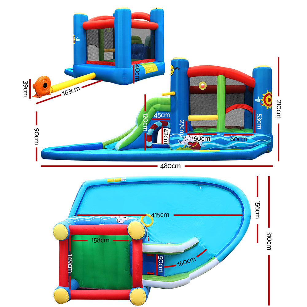 Happy Hop Inflatable Splash Pool Water Park