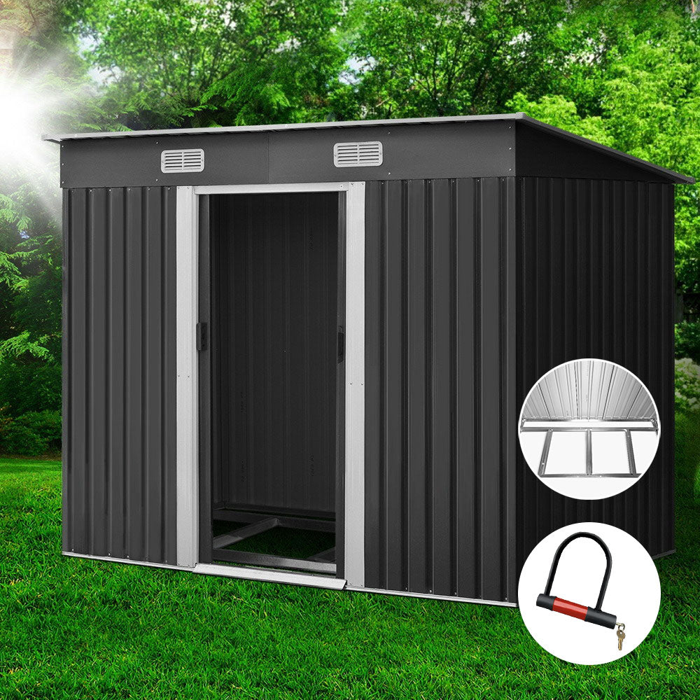 Giantz Garden Shed with Base 2.38m x 1.31m