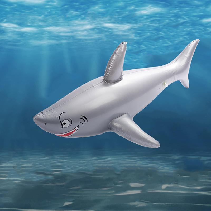 Inflatable Shark Pool Rider Float Toy