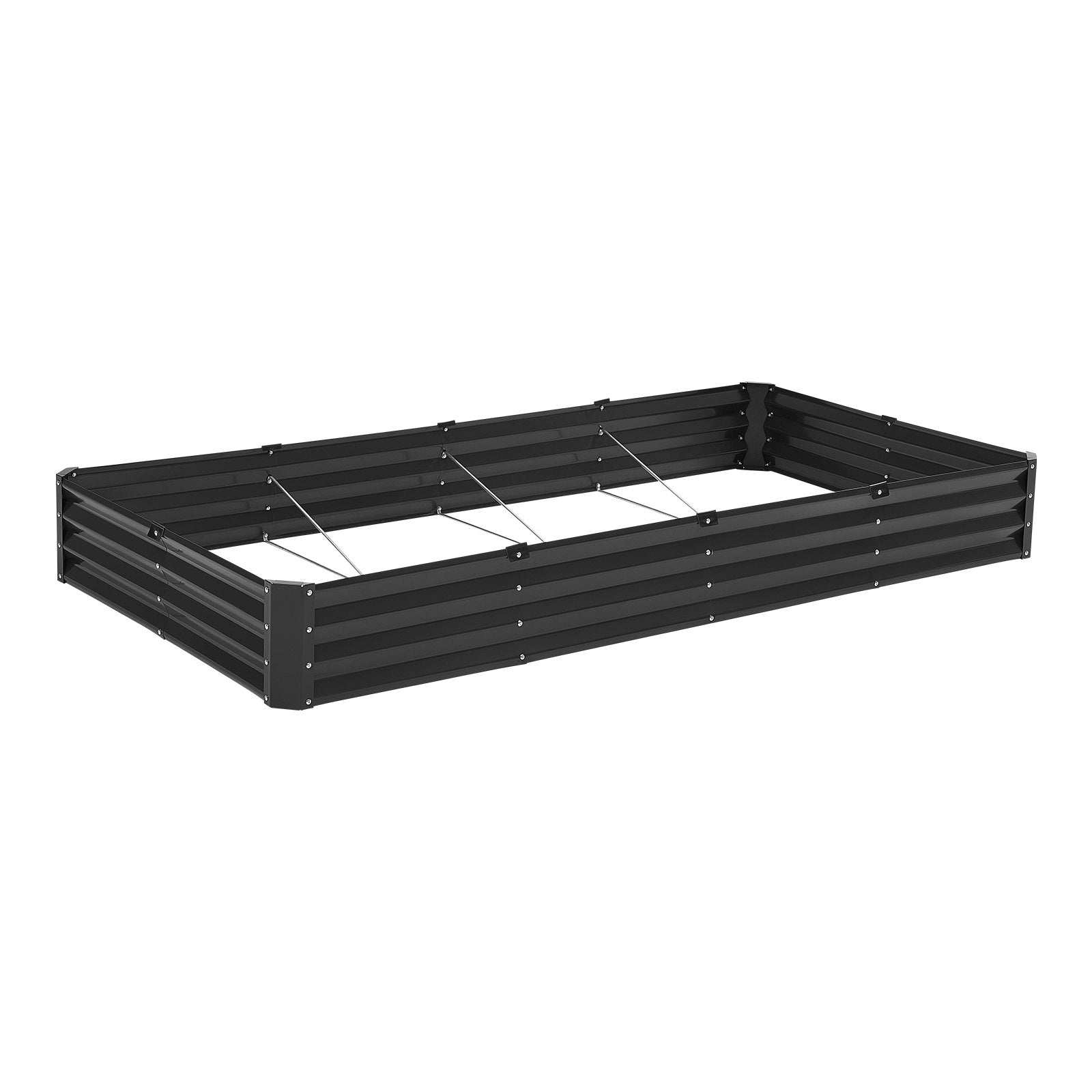 VEVOR Metal Raised Garden Bed 239cm x 120cm x 28cm