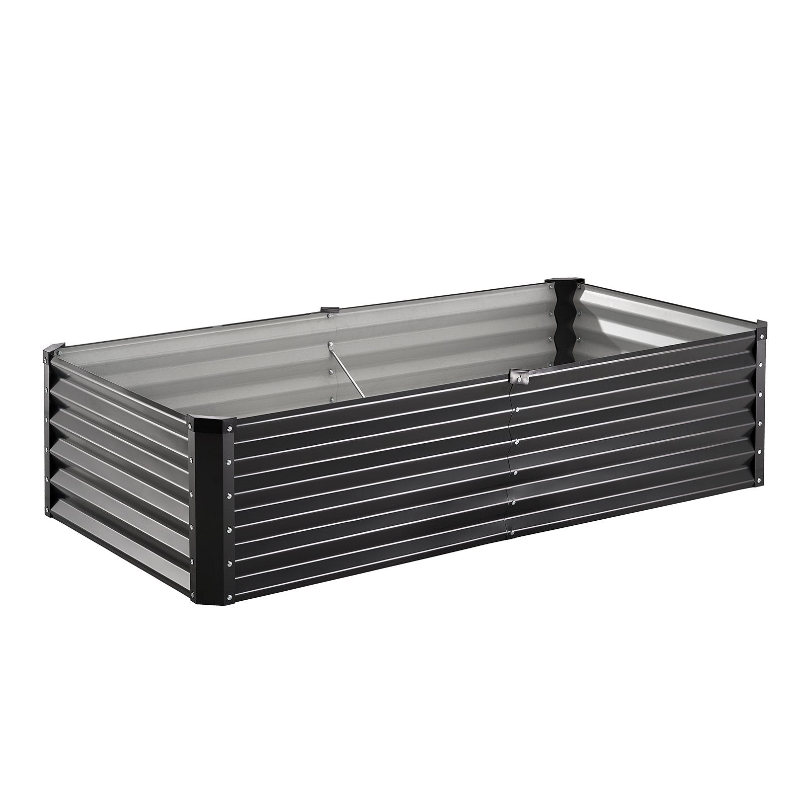VEVOR Metal Raised Garden Bed 180cm x 90cm x 44cm