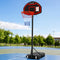 Everfit Portable Basketball Hoop and Adjustable Stand 2.1m Black