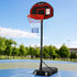 Everfit Portable Basketball Hoop and Adjustable Stand 2.1m Black