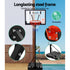 Everfit Portable Basketball Hoop and Adjustable Stand 2.6m