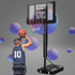 Everfit Portable Basketball Hoop and Adjustable Stand 3.05m Black