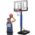 Everfit Portable Basketball Hoop and Adjustable Stand 3.05m Blue