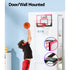 Everfit 23" Wall Mounted Mini Basketball Hoop and Backboard Red
