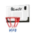 Everfit 23" Wall Mounted Mini Basketball Hoop and Backboard Black