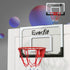 Everfit 23" Wall Mounted Mini Basketball Hoop and Backboard Black