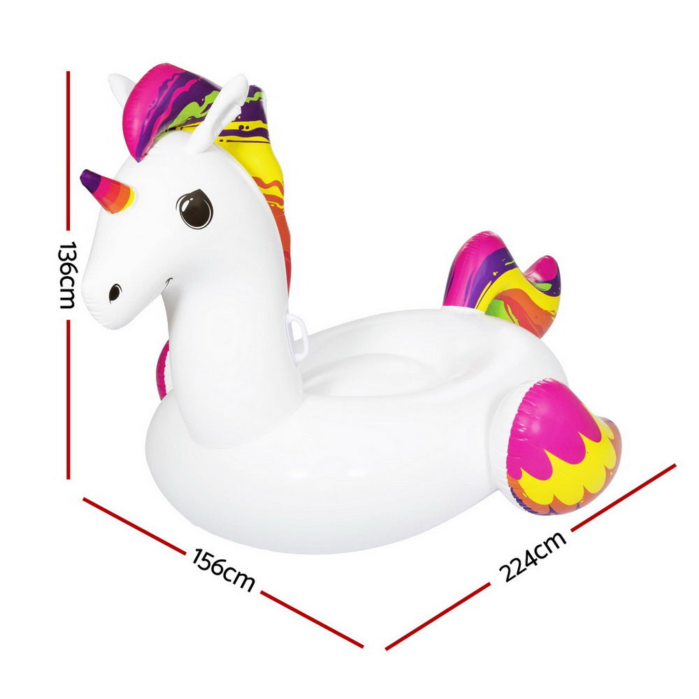 Bestway Unicorn Inflatable Pool Float 224cm x 156cm