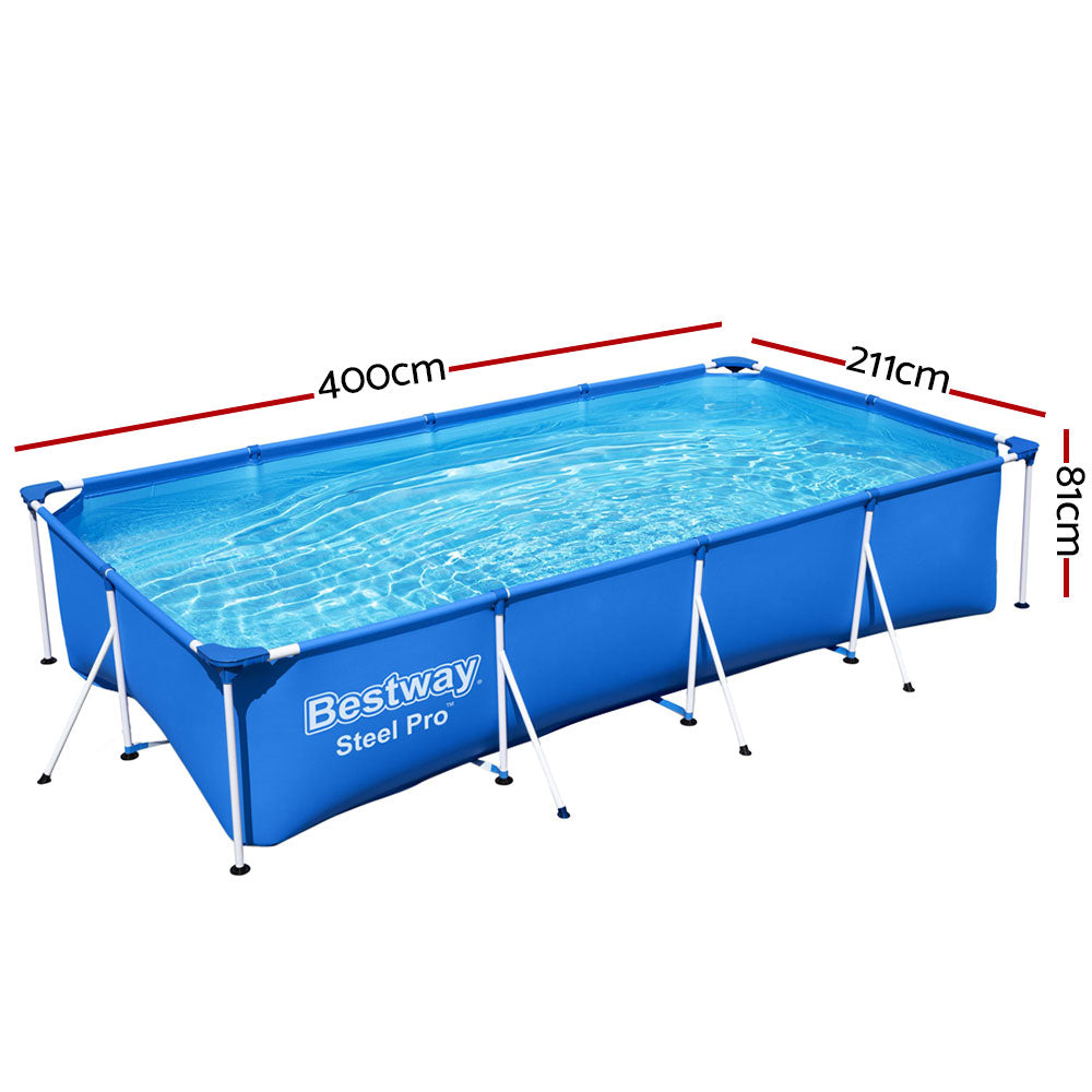Bestway Swimming Pool 400cm x 211cm x 81cm
