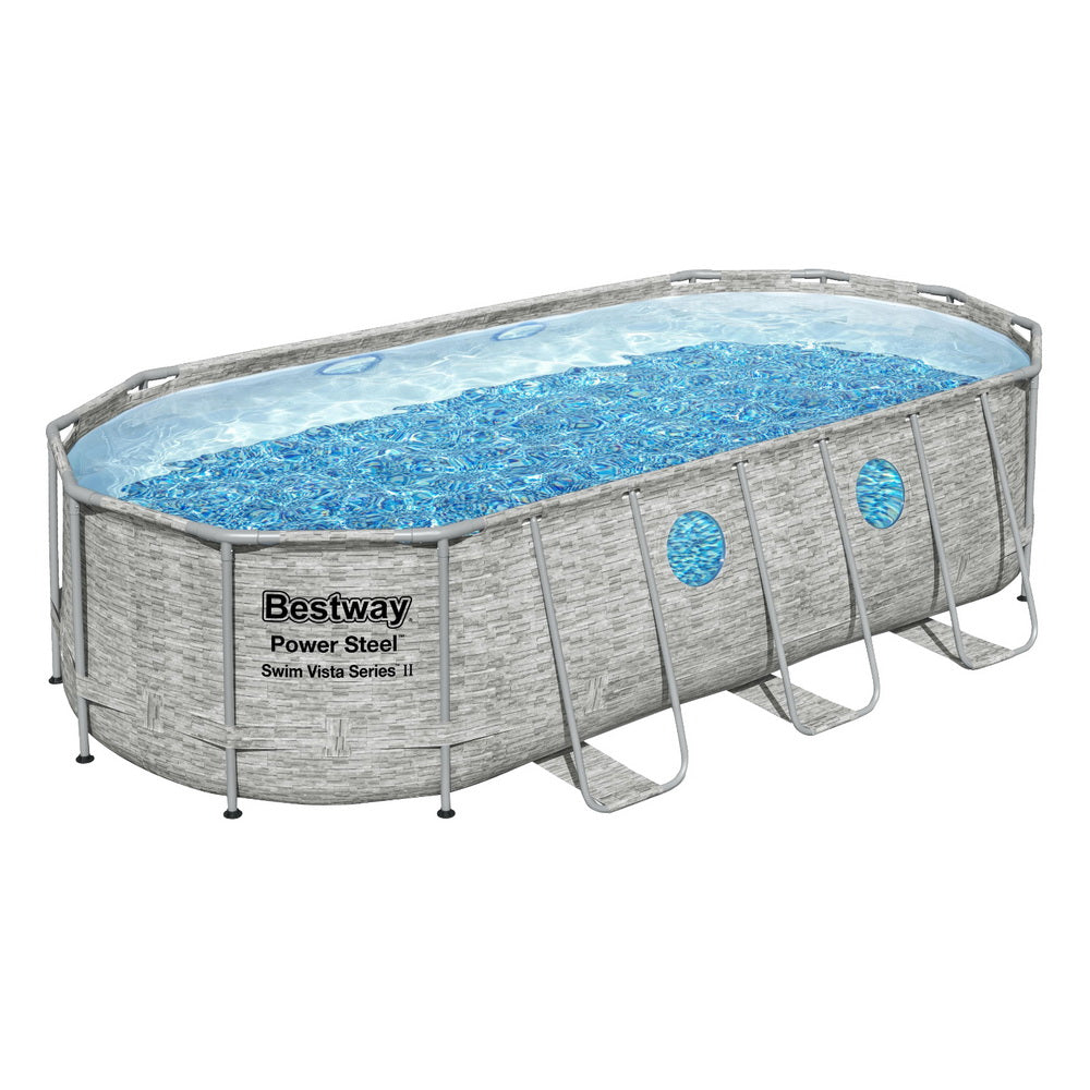 Bestway Above Ground Swimming Pool 549cm x 274cm x 122cm with Pump