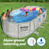 Bestway Above Ground Swimming Pool 549cm x 274cm x 122cm with Pump