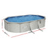 Bestway Steel Frame Swimming Pool 610cm x 366cm with Pump