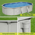 Bestway Steel Frame Swimming Pool 610cm x 366cm with Pump