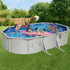 Bestway Steel Frame Swimming Pool 610cm x 366cm with Pump