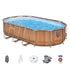 Bestway Luxury Steel Frame Swimming Pool 610cm x 366cm x 122cm