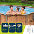 Bestway Luxury Steel Frame Swimming Pool 610cm x 366cm x 122cm