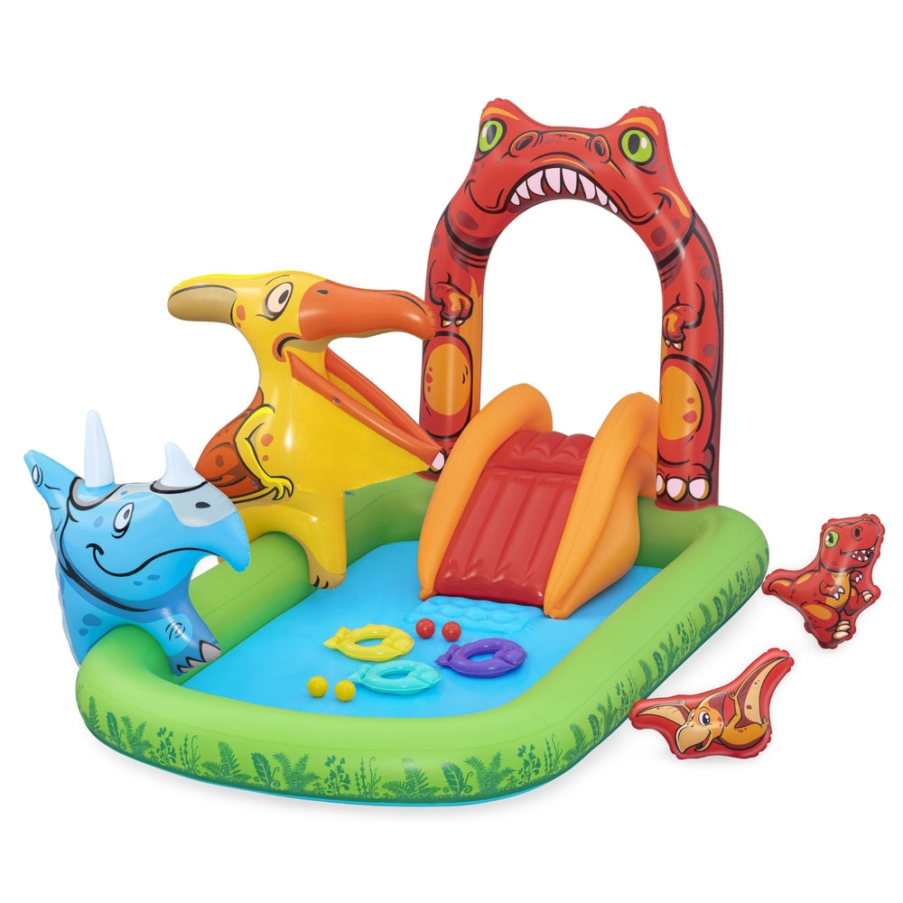 Bestway Jurassic Splash Play Center Pool with Slide