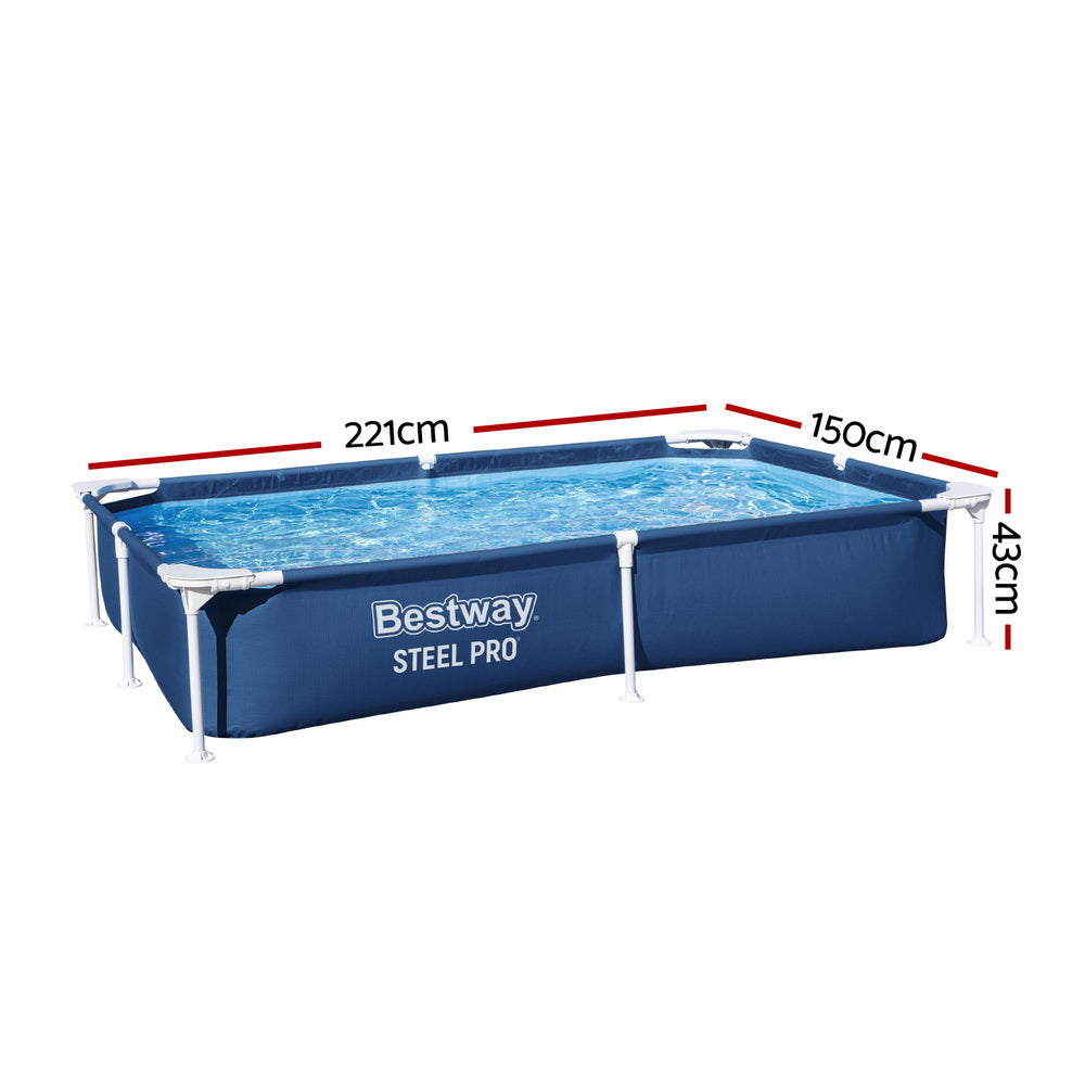 Bestway Swimming Pool 221cm x 150cm x 43cm