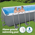 Bestway Above Ground Swimming Pool 640cm x 274cm x 132cm with Pump
