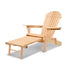 Gardeon Adirondack Outdoor Wooden Sun Lounger Natural