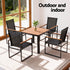 Gardeon 4-Seater Outdoor Dining Table & Chairs Set