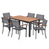 Gardeon 6-Seater Outdoor Dining Set Table & Chairs Set