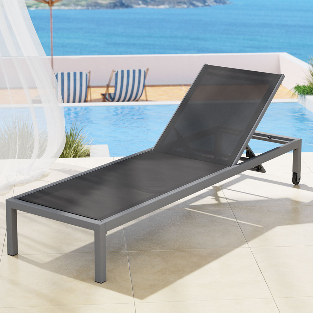 Gardeon Outdoor Aluminium Sun Lounger