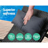 Gardeon Sun Lounge Wicker Lounger Black