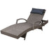 Gardeon Sun Lounge Wicker Lounger Grey/Beige