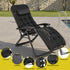 Gardeon Zero Gravity Sun Lounger Black