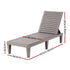Gardeon Outdoor Adjustable Sun Lounger Grey