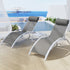 Gardeon 3pc Outdoor Sun Lounger Set with Table