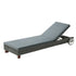 Gardeon Wooden Sun Lounger with Wheels Grey