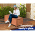 Wooden Outdoor Storage Bench Box Seat 210L
