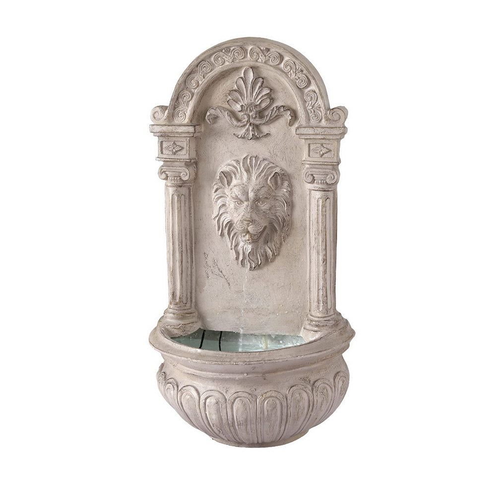 Gardeon Wall Mounted Solar Fountain Water Feature 77cm Beige