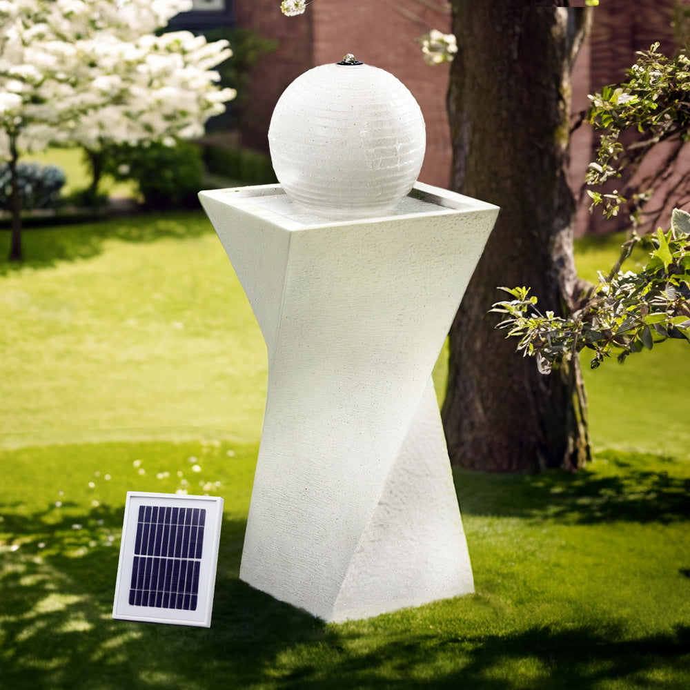 Gardeon Outdoor Ball Garden Solar Fountain Water Feature LED 85cm