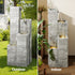 Gardeon Indoor/Outdoor Cascading Solar Fountain Water Feature 4-Tier Square Beige
