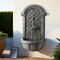 Gardeon Wall Mounted Solar Fountain Water Feature 80cm Grey