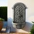 Gardeon Wall Mounted Solar Fountain Water Feature 80cm Grey