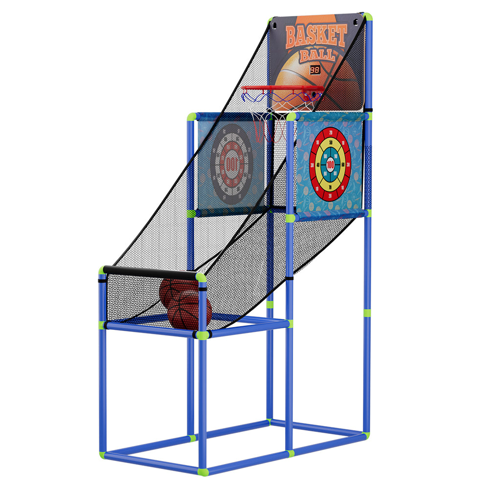 Basketball Electronic Arcade Game Single Shoot Blue