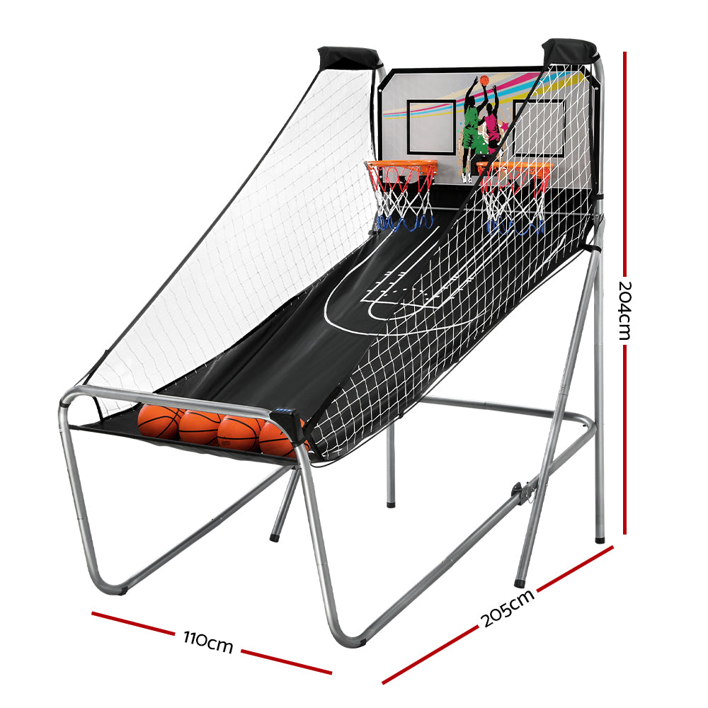 Basketball Electronic Arcade Game Double Shoot Grey