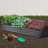 Green Fingers Galvanised Steel Raised Garden Bed 180cm x 90cm